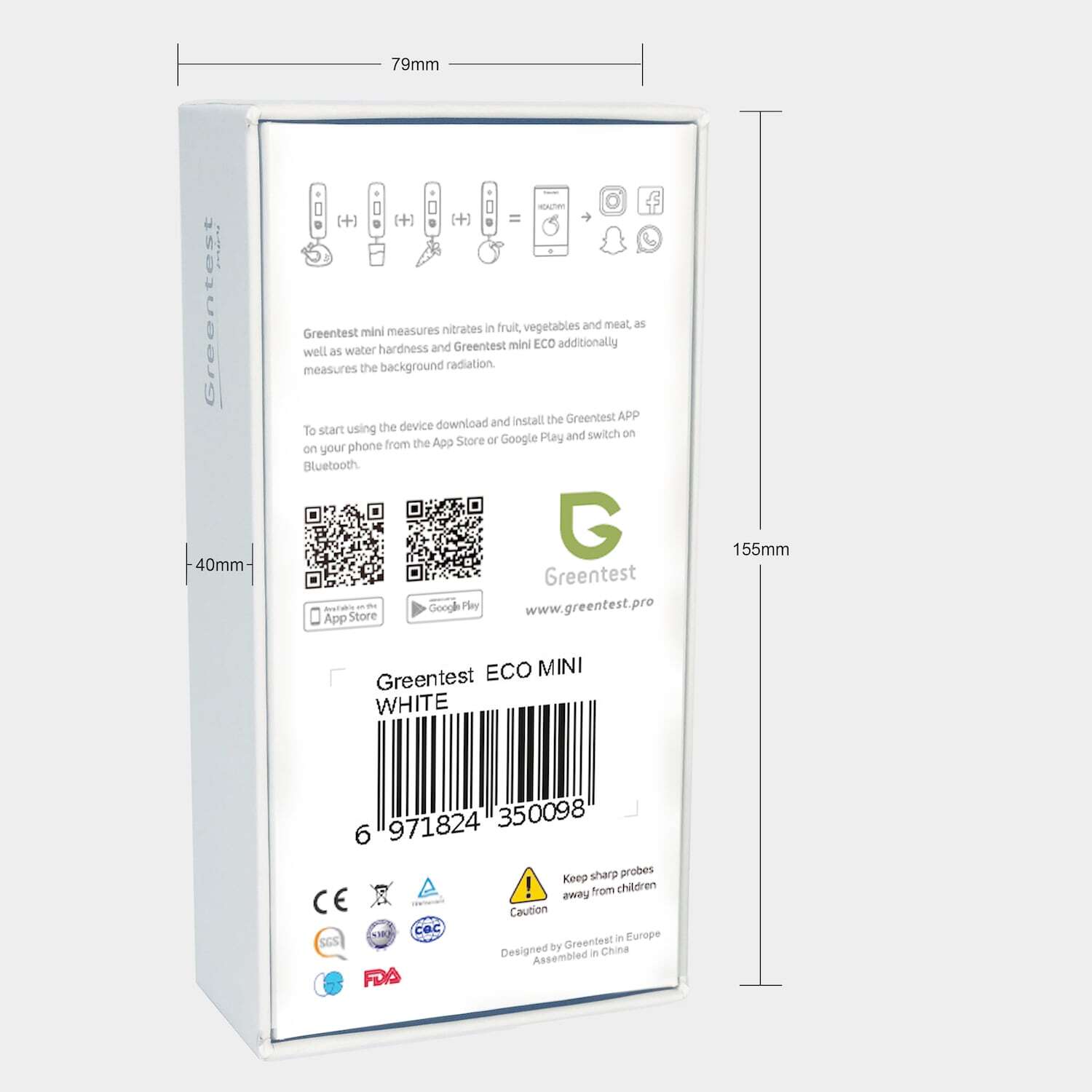 GreenTest Mini ECO – 3-in-1 functions in one device: small portable  Nitrate, Water and Radiation detector | ACTIN.ca 🇨🇦 Online Store:  Improving Health & Well-Being